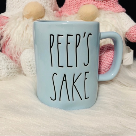 ⭐️2/25 Rae Dunn PEEPS SAKE light blue mug - Picture 5 of 6